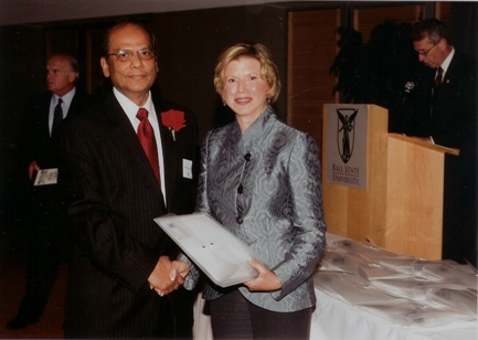 With President Jo Ann Gora