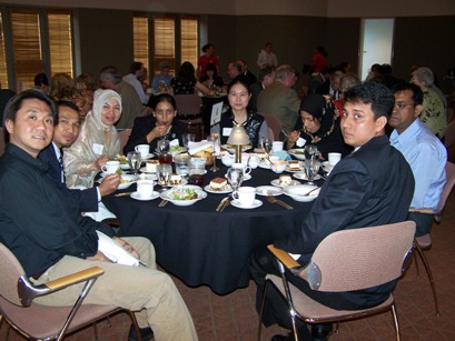 Former Students at the banquet