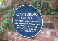 Alan Turing plaque - England